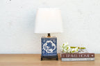 Antique Celestial Kirin Blue & White Petite Lamp