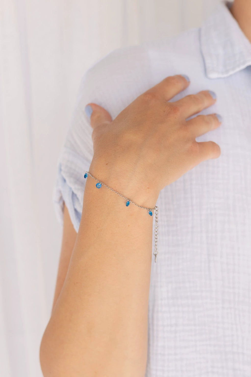 Madison Bracelet in Blue by Rose & Clay