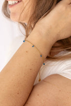 Madison Bracelet in Blue by Rose & Clay