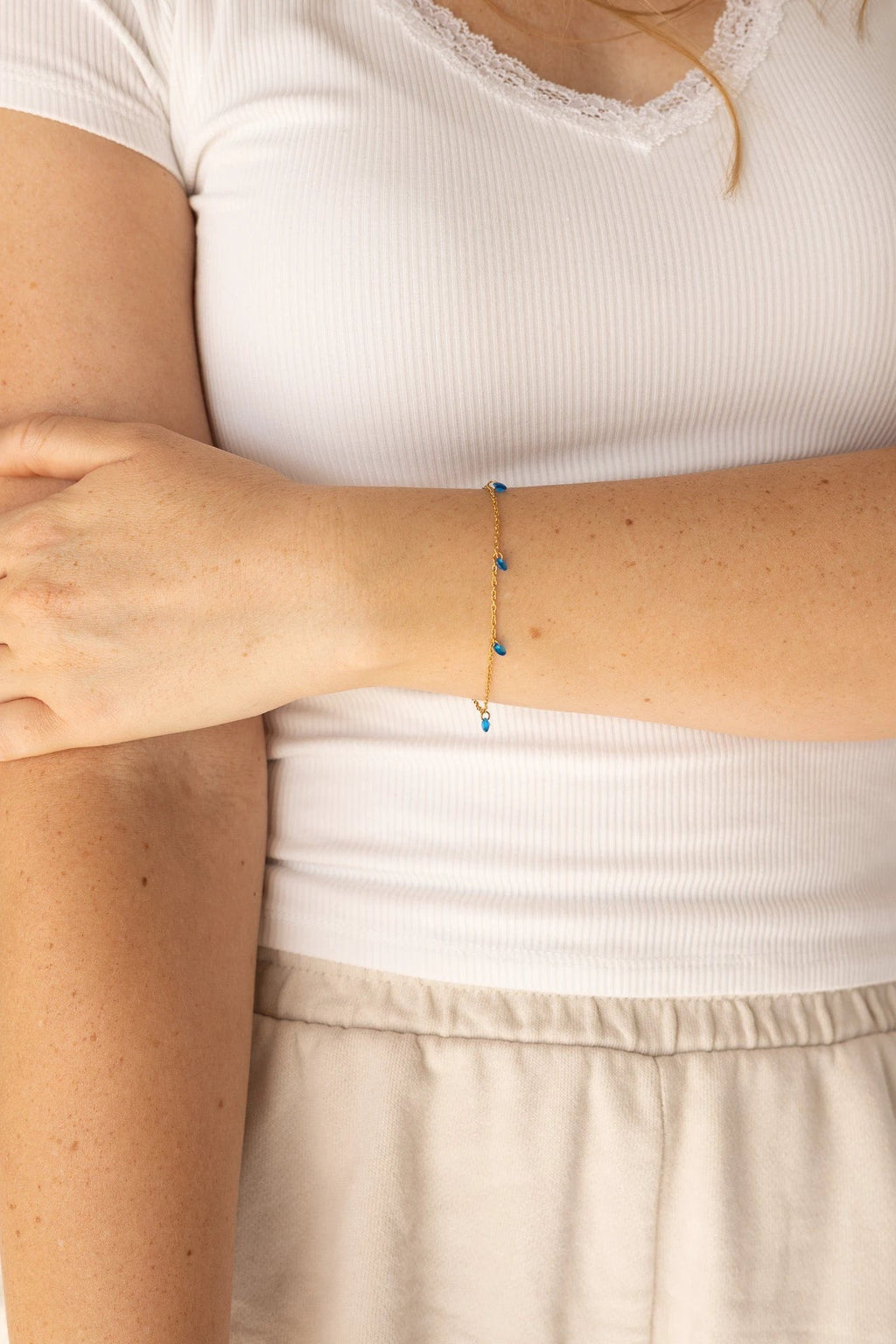 Madison Bracelet in Blue by Rose & Clay