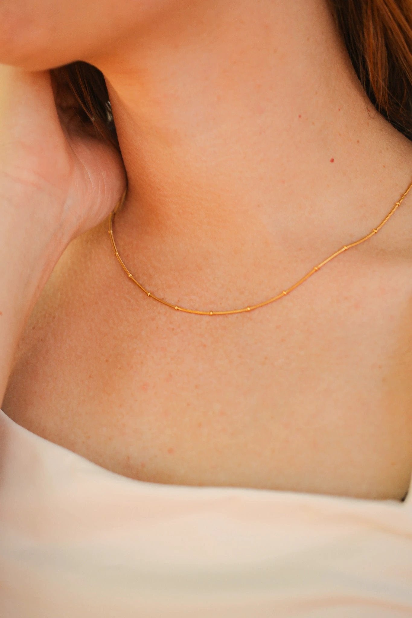Maddie Necklace in Gold by Rose & Clay