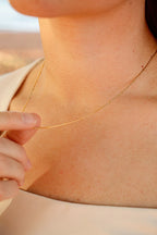 Maddie Necklace in Gold by Rose & Clay