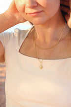 Maddie Necklace in Gold by Rose & Clay