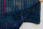 Dogon African Chromatic Stitching Indigo Throw