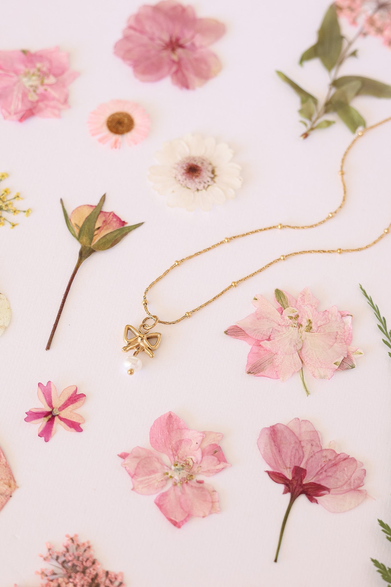 Jane Bow Necklace