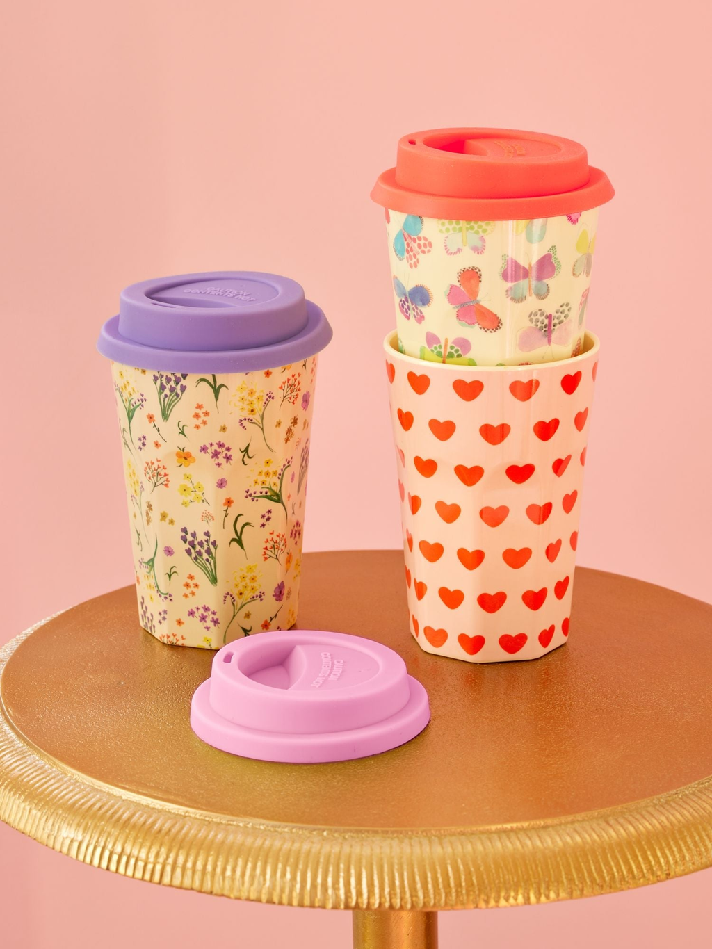 Silicone Lid for Melamine Medium and Tall Cups | Lavender