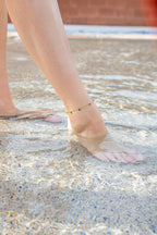 Madison Anklet in Blue by Rose & Clay