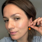 Clementine Huggie Hoop Charms by Oh Clementine
