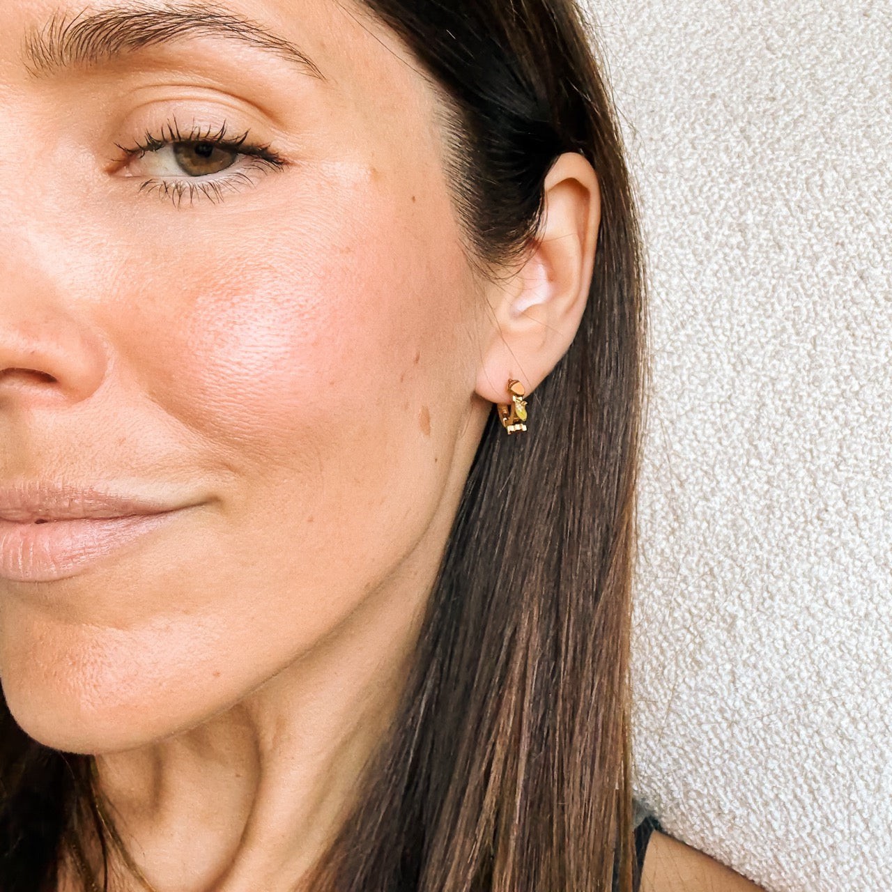 Fall 3D Huggie Hoop Earrings