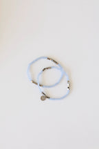 Clara Stretch Bracelet Set in Blue by Rose & Clay