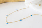 Madison Necklace in Blue by Rose & Clay