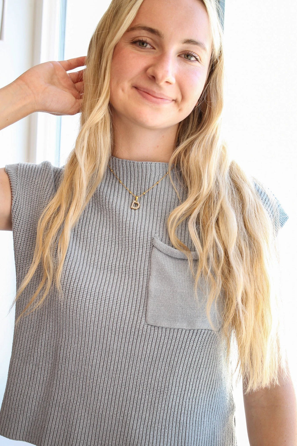 Pearl Initial Necklace by Rose & Clay