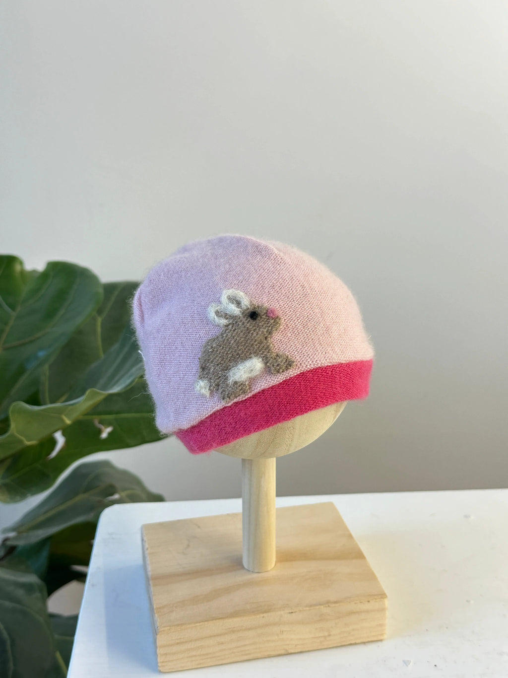 Bunny Cashmere Hat - Newborn by Ash & Rose