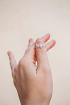 Serena Opal Ring in Silver by Rose & Clay