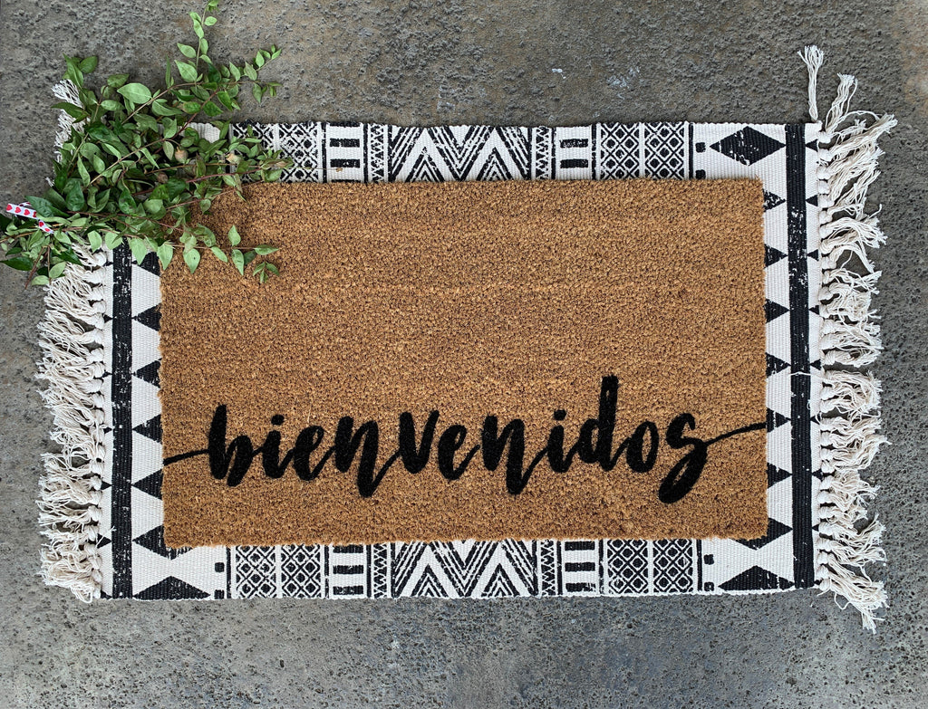 bienvenidos Spanish Outdoor Doormat