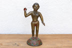 Bronze Yakshini Devotional Attendant Figure