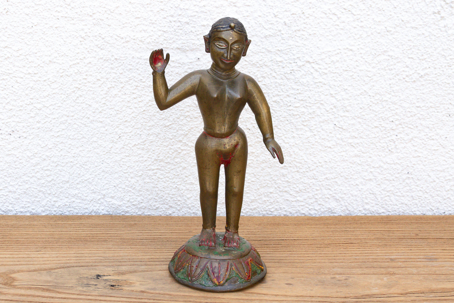 Bronze Yakshini Devotional Attendant Figure