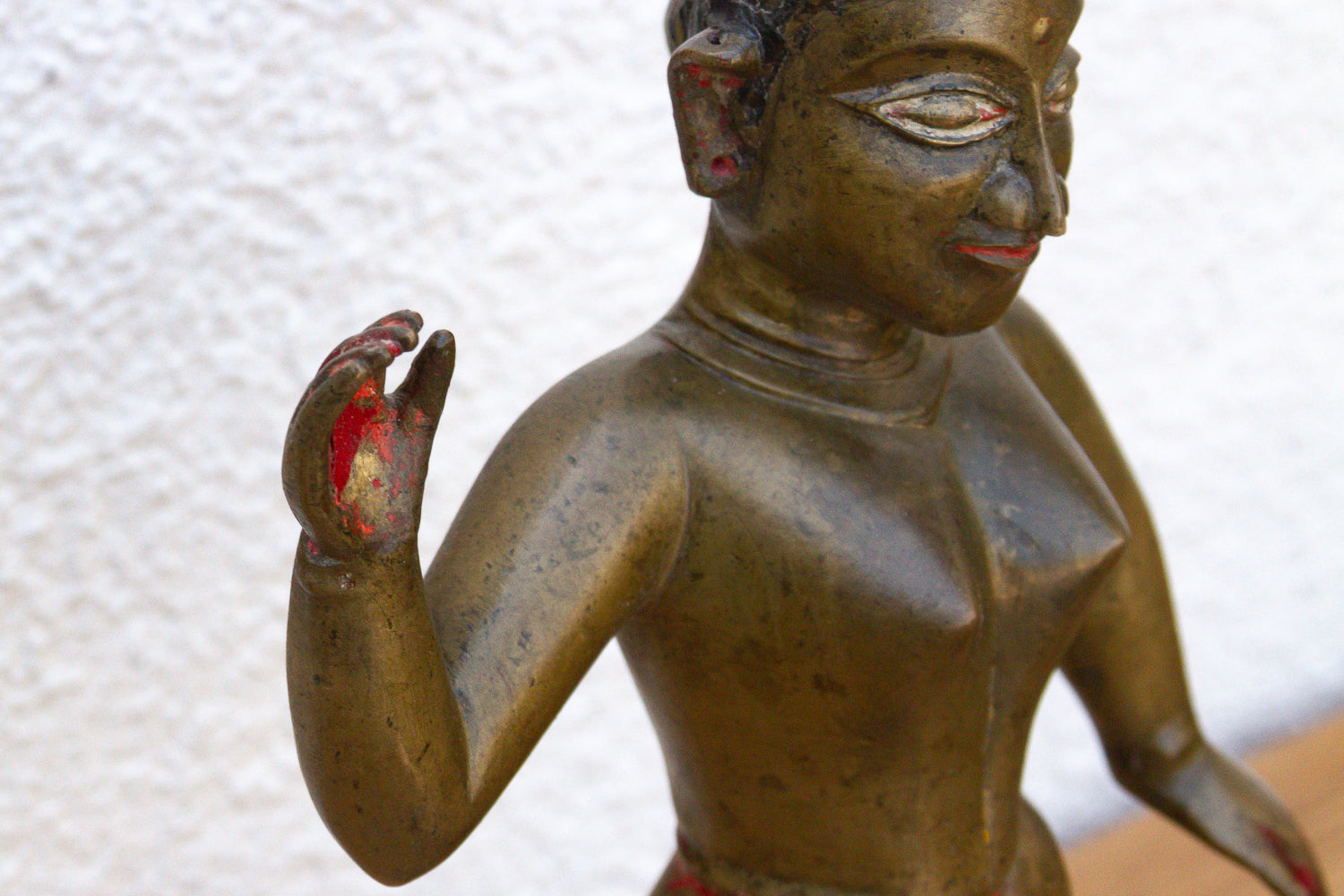 Bronze Yakshini Devotional Attendant Figure