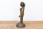 Bronze Yakshini Devotional Attendant Figure