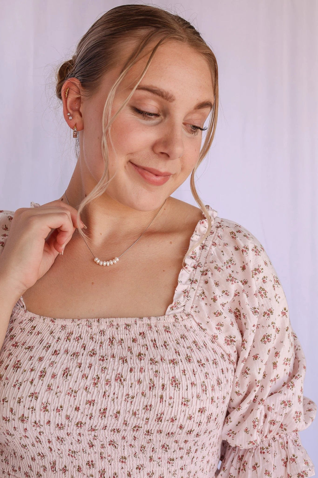 Pirouette Necklace by Rose & Clay