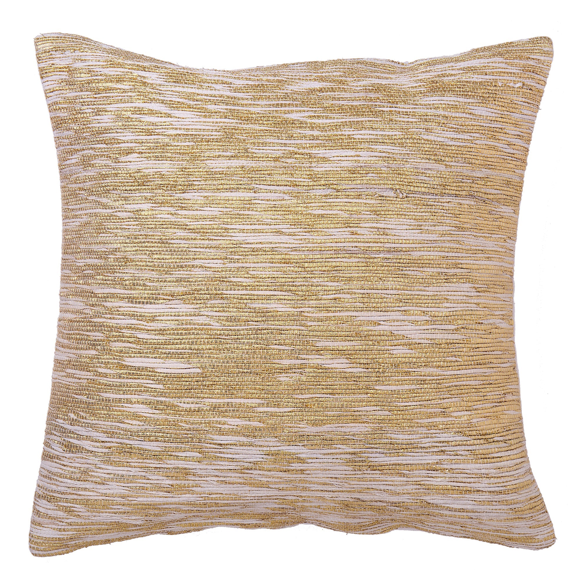 Shiny Gold Pillow Cover - Square