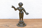 Exceptional Antique Bronze Indian Goddess Figure
