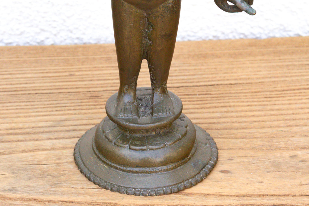 Exceptional Antique Bronze Indian Goddess Figure