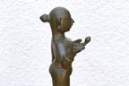 Exceptional Antique Bronze Indian Goddess Figure