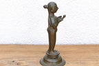 Exceptional Antique Bronze Indian Goddess Figure