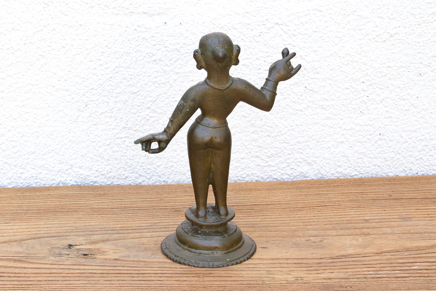 Exceptional Antique Bronze Indian Goddess Figure