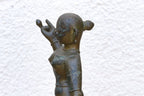 Exceptional Antique Bronze Indian Goddess Figure