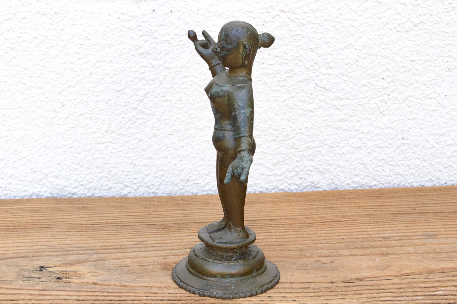 Exceptional Antique Bronze Indian Goddess Figure