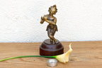 Captivating Indian Bronze Krishna on a Custom Stand