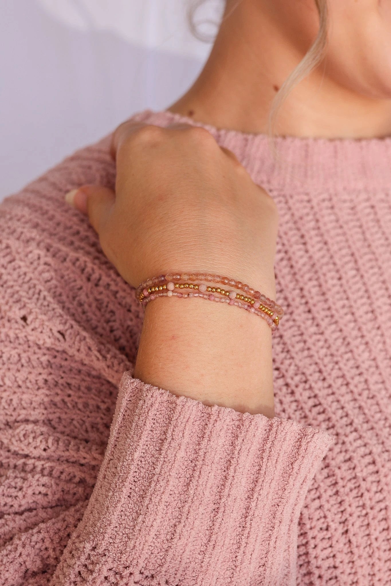 Aurora Stretch Bracelet Set by Rose & Clay