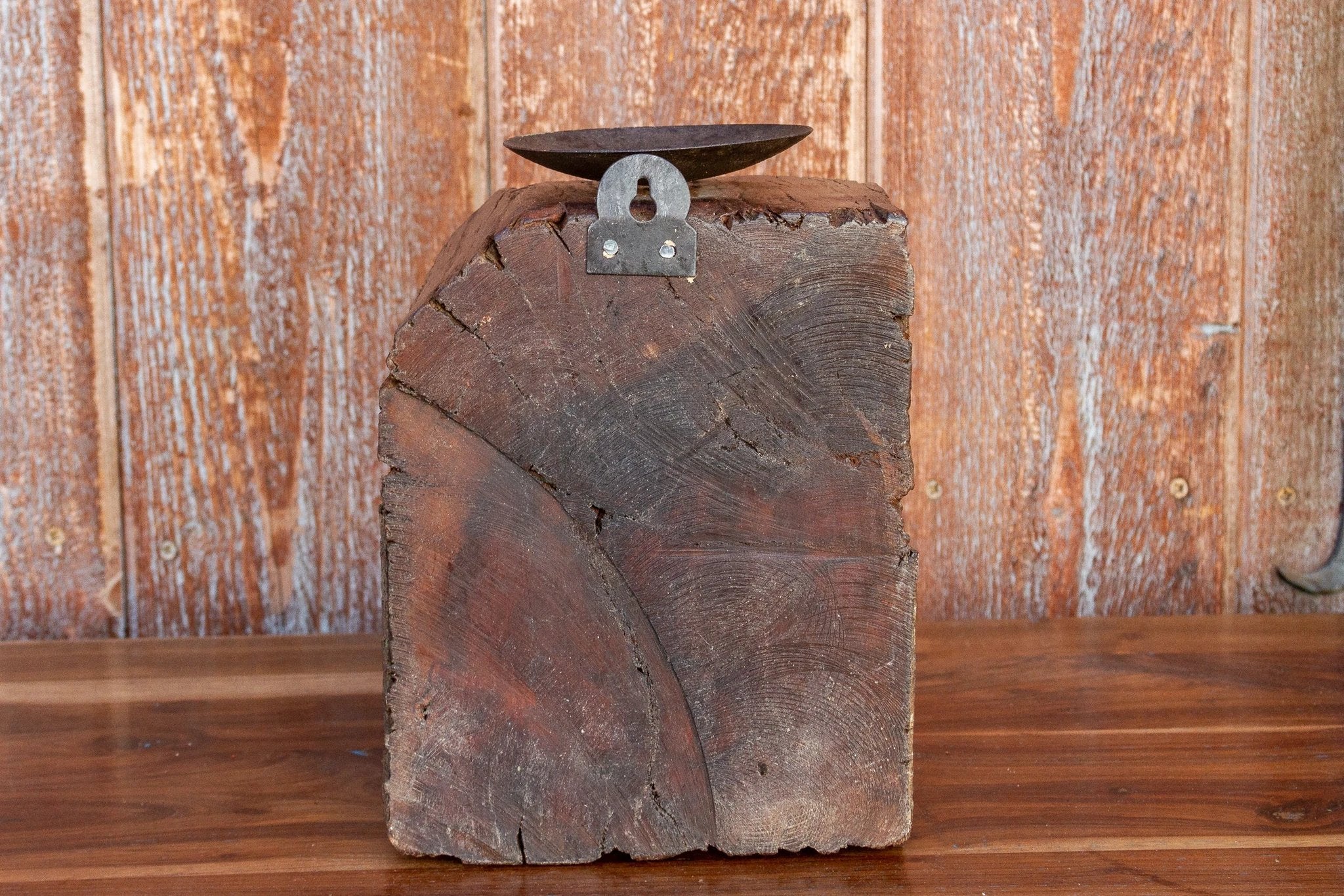 Surya Indian Antique Carved Candle Holder by DE-COR | Globally Inspired