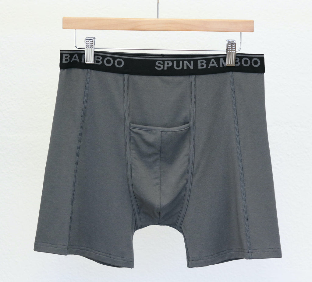 Men’s Bamboo Boxer Briefs — Ultra-Soft, Breathable Everyday Underwear by Spun Bamboo
