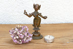 19th Century Ritual Bronze Miniature Apsara