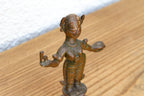 19th Century Ritual Bronze Miniature Apsara
