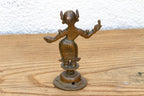 19th Century Ritual Bronze Miniature Apsara