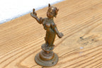 19th Century Ritual Bronze Miniature Apsara