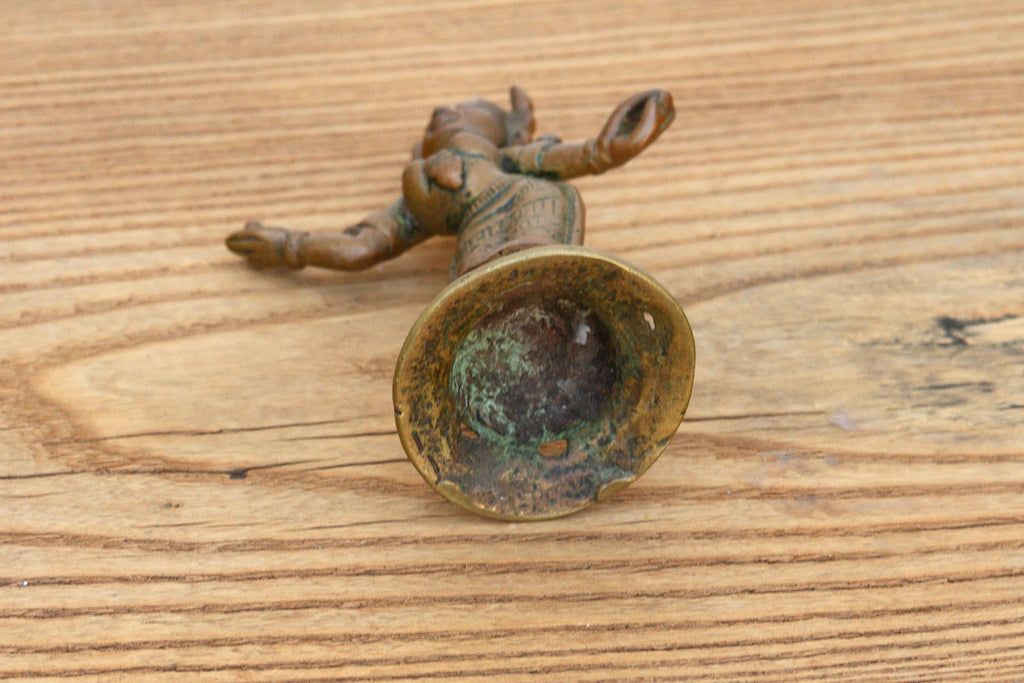 19th Century Ritual Bronze Miniature Apsara