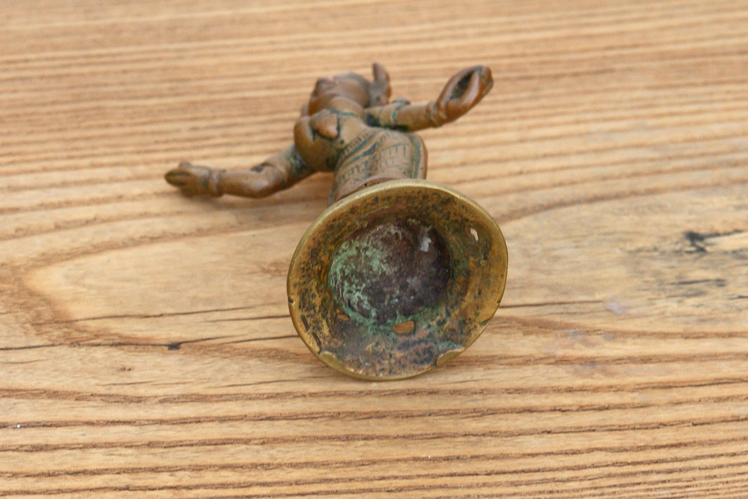 19th Century Ritual Bronze Miniature Apsara