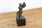 Ancient Indian Miniature Bronze Krishna Figure