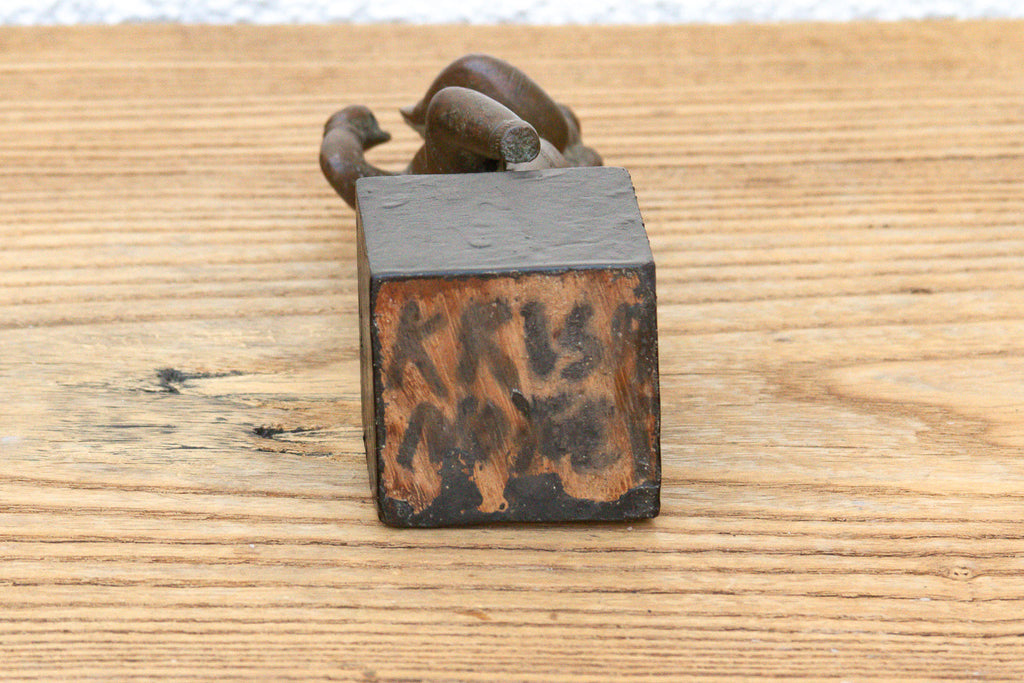 Ancient Indian Miniature Bronze Krishna Figure