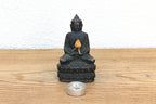 Antique East Asian Patinated Miniature Buddha