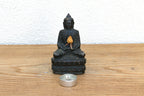 Antique East Asian Patinated Miniature Buddha