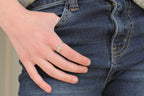Serena Opal Ring in Silver by Rose & Clay