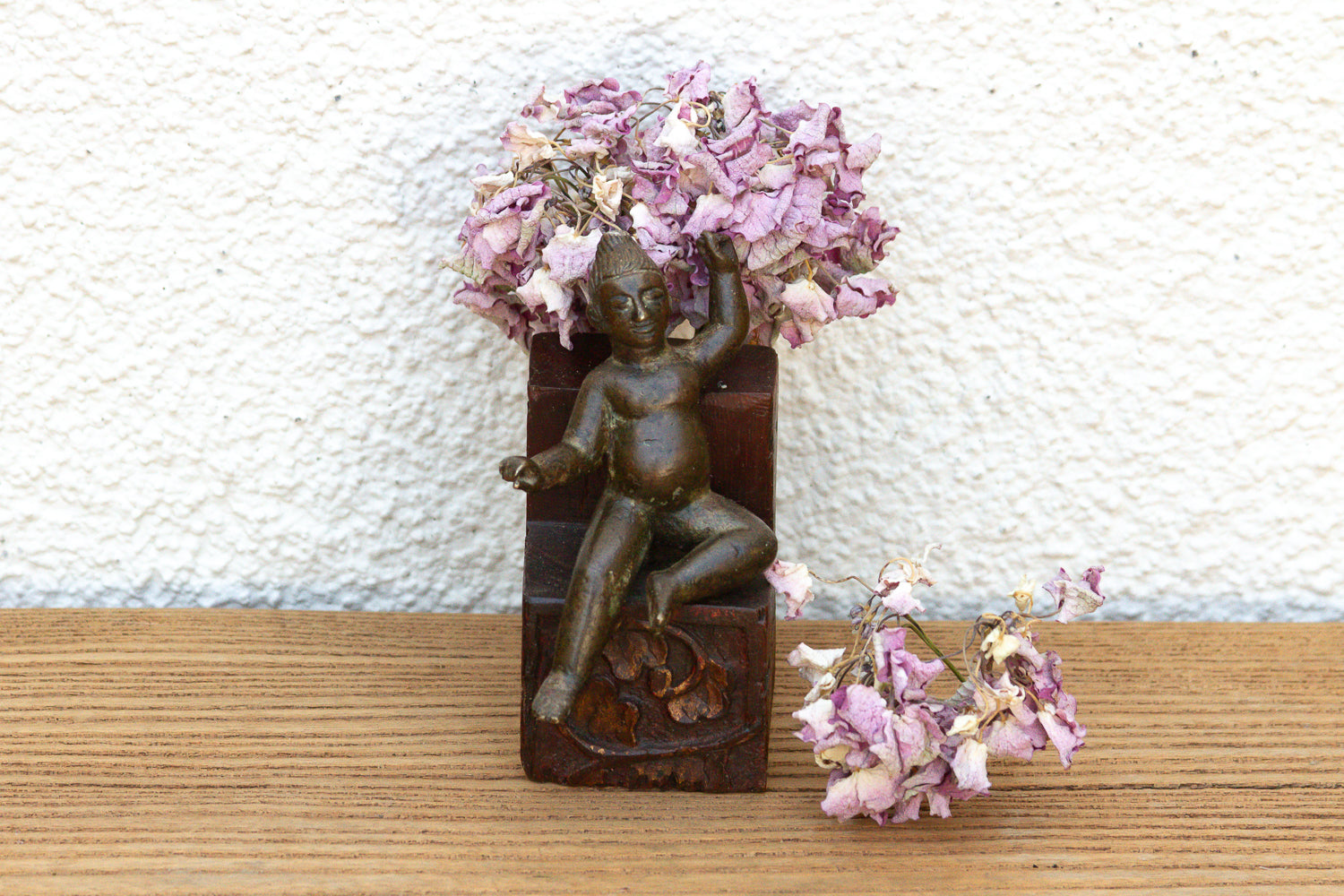 Antique Miniature Lost-Wax Bronze Balakrishna
