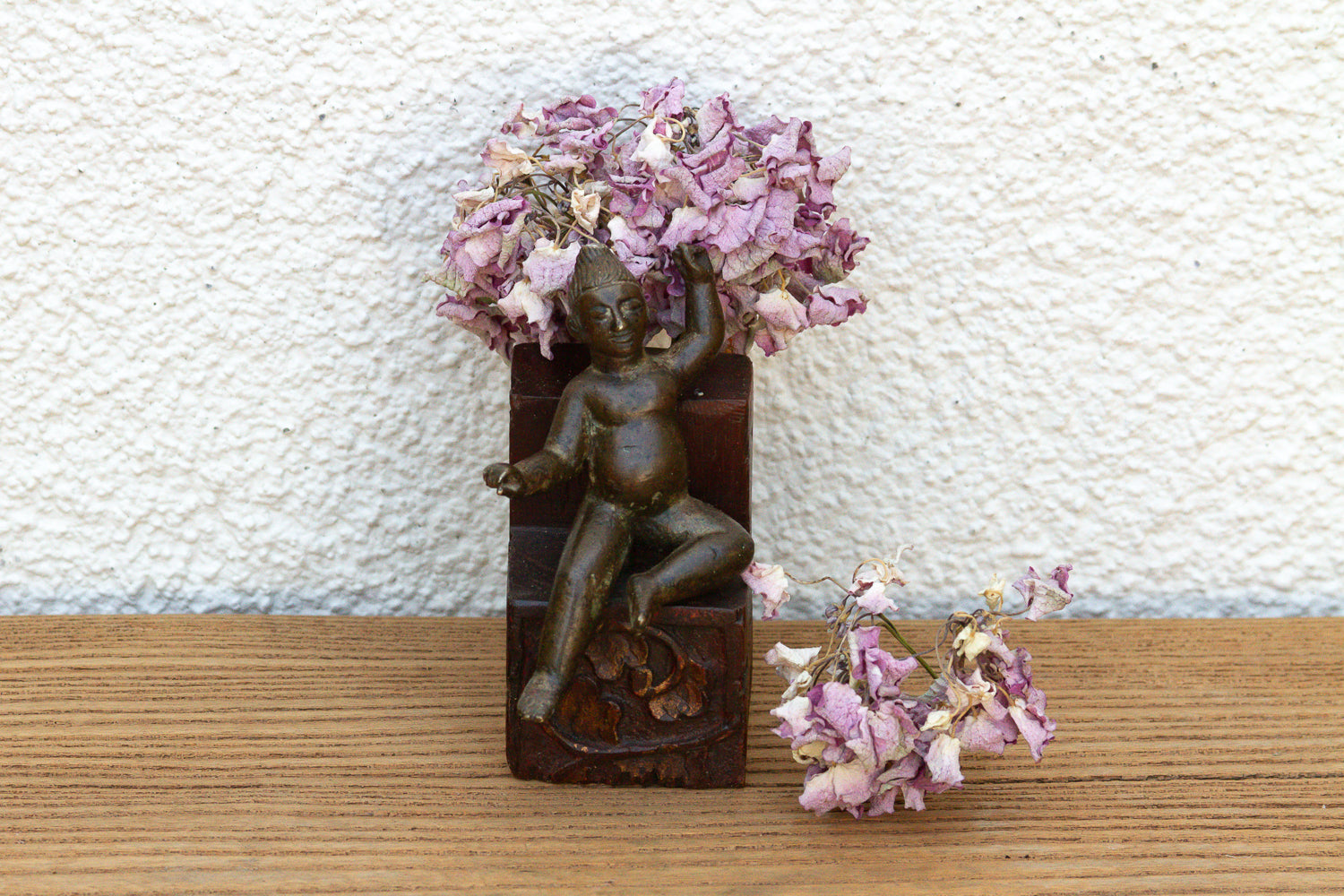 Antique Miniature Lost-Wax Bronze Balakrishna