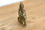 Antique Bronze Deity Figure on Nandi Bull